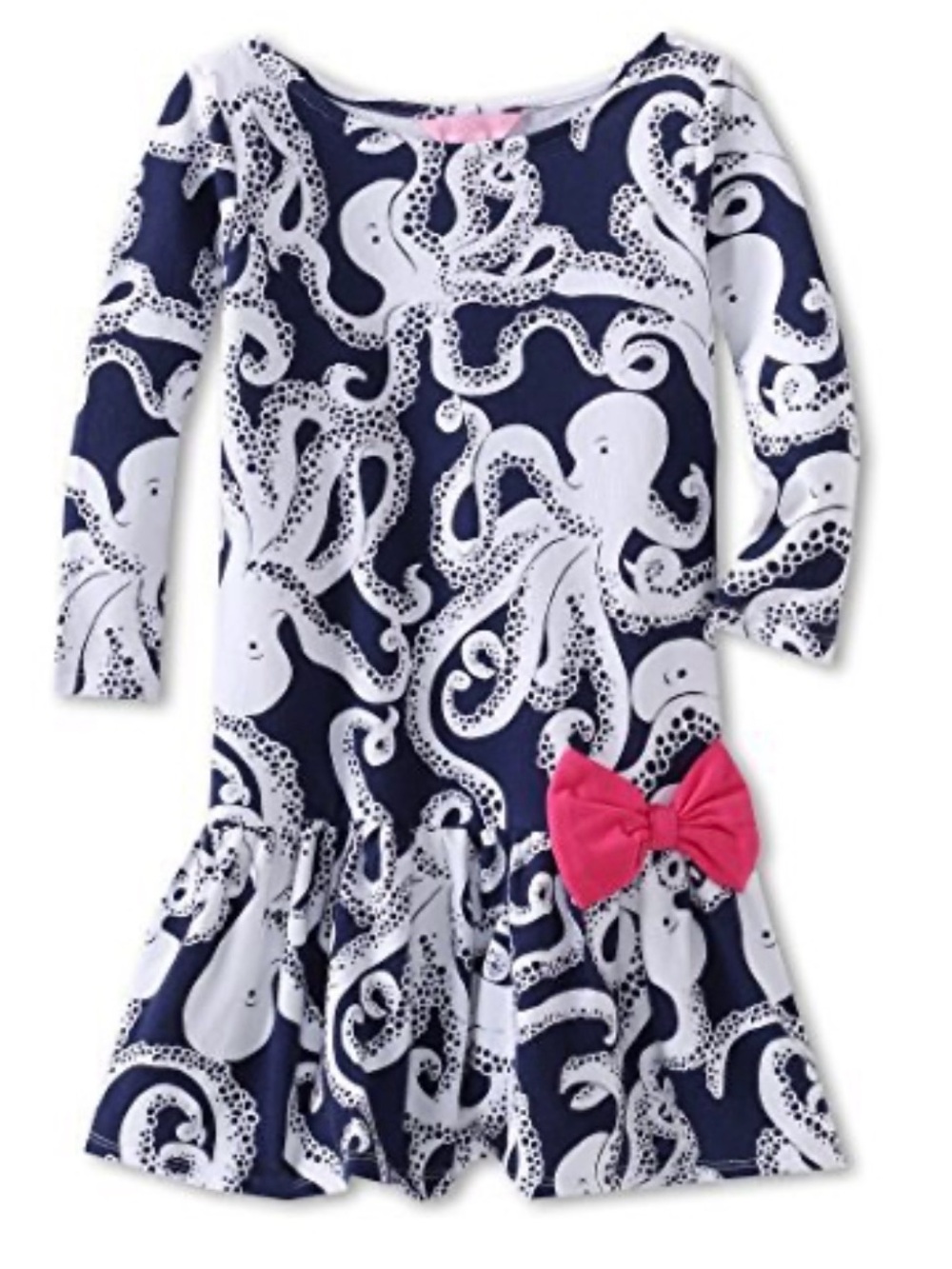 Size S (4-5 ) Lilly Pulitzer Bubbly Octopus drop waist dress